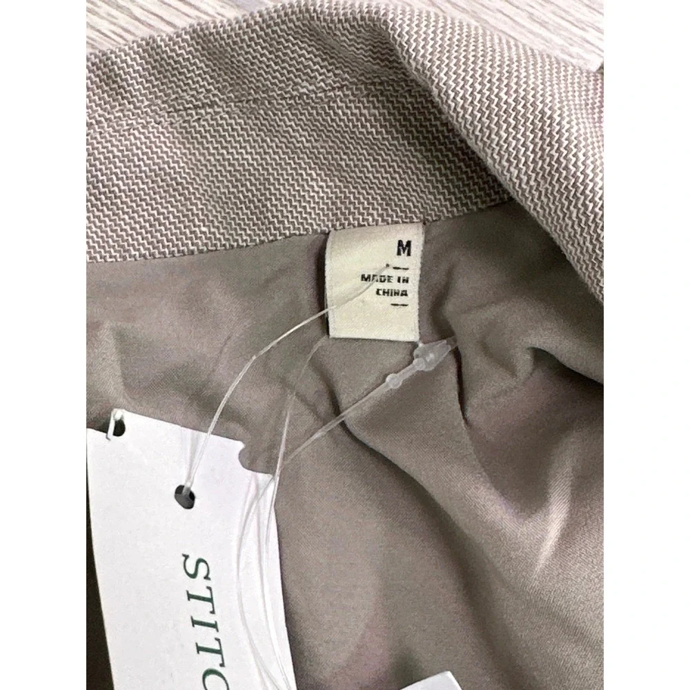Hawker Rye Mens Linen Refined Suit Separate Blazer Beige Size M New Stitch Fix